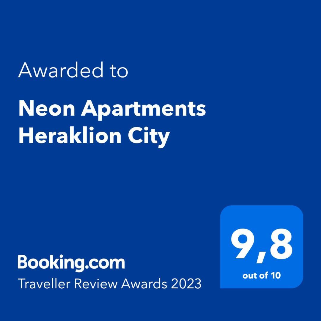 Neon Apartment, Modern, High Quality, Central Apt, Heraklion City Exterior foto